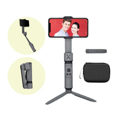 Zhiyun Smooth X 2 Axis Foldable Gimbal Stabilizer for Smartphone Selfie Stick Vlog Youtuber (Grey)