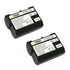 Wasabi Power Nikon EN-EL15 ENEL15 Battery 2pcs