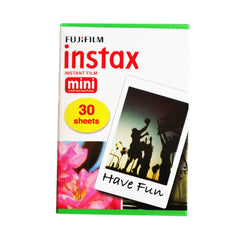 FUJIFILM Instax Mini Glossy Plain Instant Film (30 Sheets)