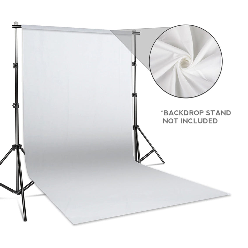 Photography Background Backdrop Smooth Muslin Cotton Green Screen Chromakey Cromakey Background Cloth For Photo Studio Video | White