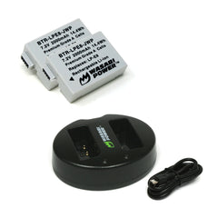 Wasabi Power Battery for Canon LP-E8 (2-Pack) and Dual Charger LPE8