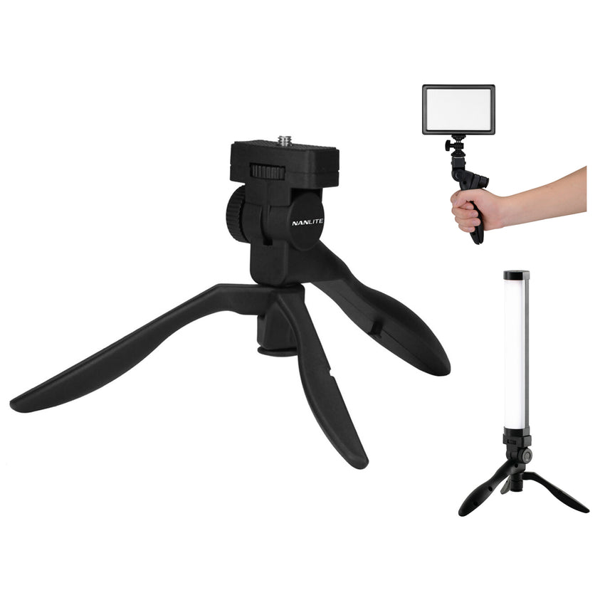 Nanlite Mini Tripod / Hand Grip with 1/4"-20 Mount for PavoTube II 6C ( AS-MT/HG-1/4 )
