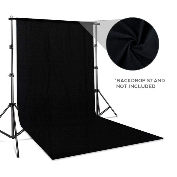 Photography Background Backdrop Smooth Muslin Cotton Green Screen Chromakey Cromakey Background Cloth For Photo Studio Video | Black