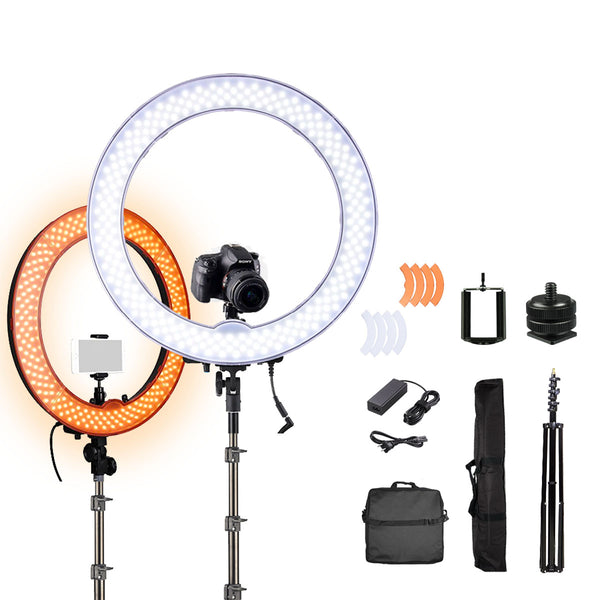 RL18 LED Ring Light 18 inches with FREE STAND / Beauty/ Lighting / Make Up / Photography/ Vlogging / Studio