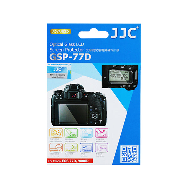 JJC Ultra-thin LCD Screen Protector for CANON EOS 77D, 9000D (GSP-77D)