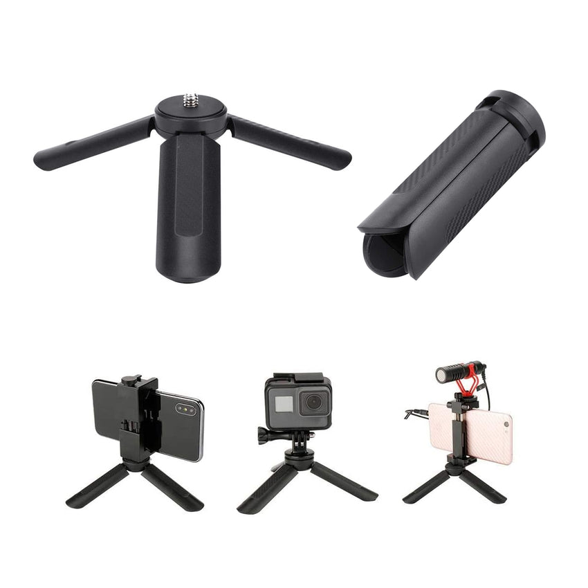 Ulanzi MT-05 Mini Tripod Professional Mini Folding Tripod Monopod 1/4 Screw for Phone Smartphone Video Stand Handle Grip