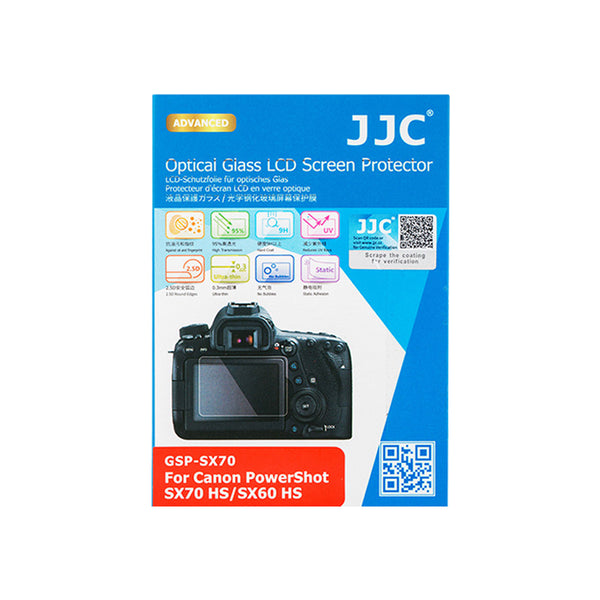 JJC Ultra-thin LCD Screen Protector for Canon PowerShot SX70 HS, SX60 HS (GSP-SX70)